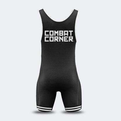 Maillot lutte Singlet Noir CRNR