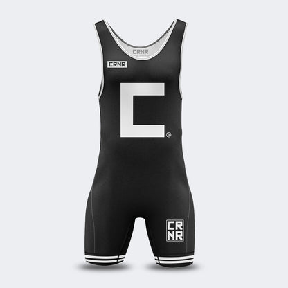 Maillot lutte Singlet Noir CRNR