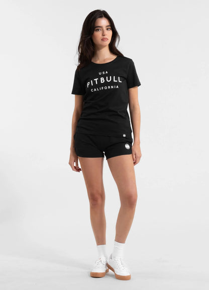Short Femme TERRY FLORIDA Noir PITBULL