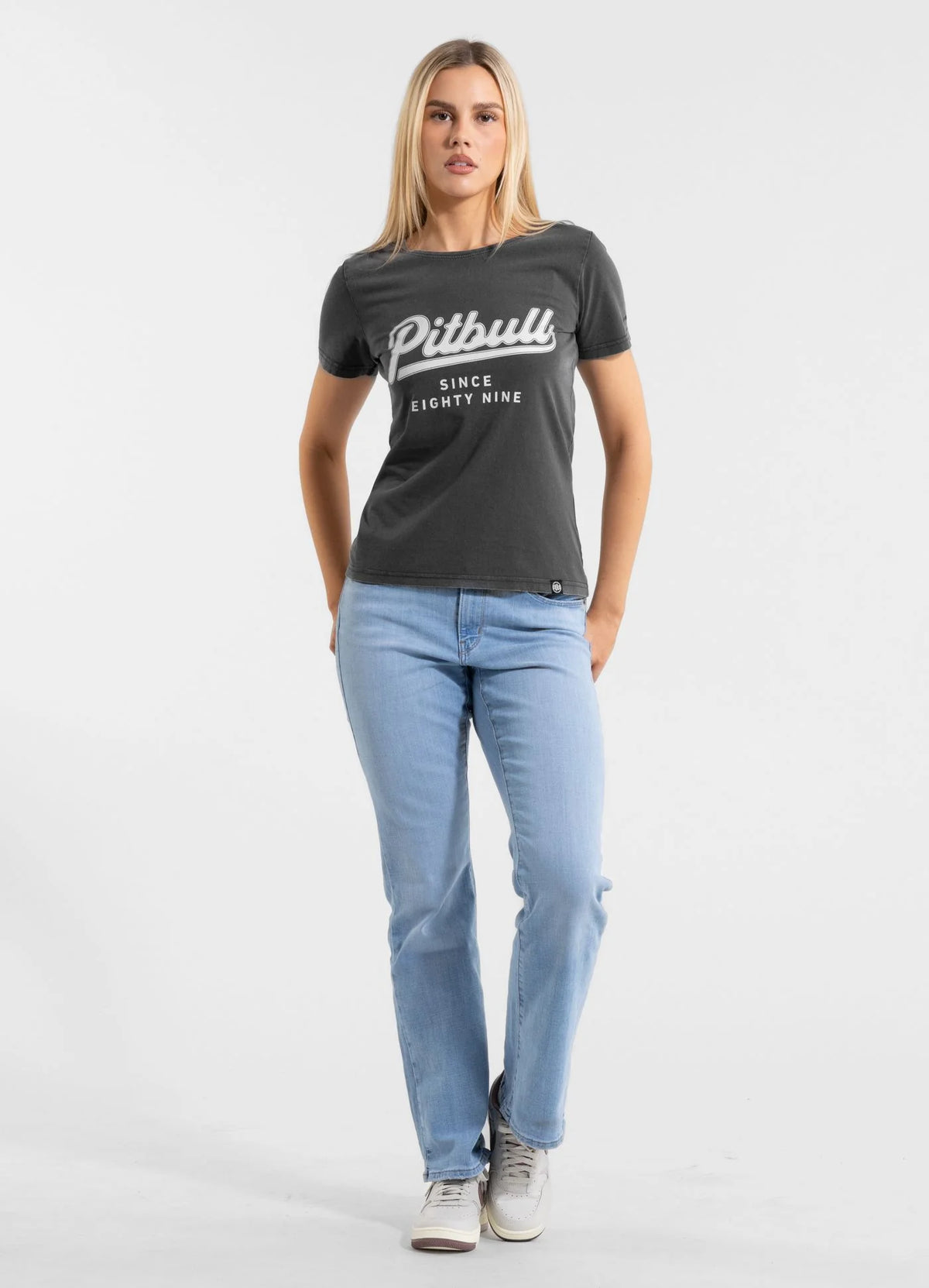 T-shirt femme angel logo pitbull