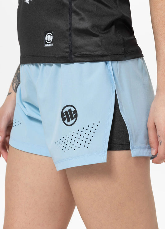 short femme performance pro plus bleu PITBULL